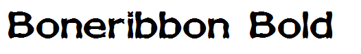 Boneribbon Bold