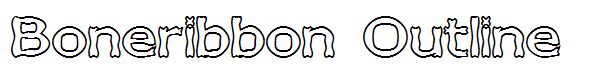Boneribbon Outline