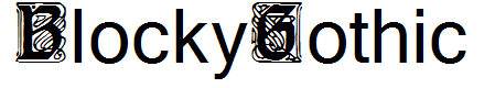 BlockyGothic