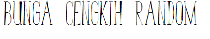 Bunga Cengkih Random