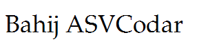 Bahij ASVCodar