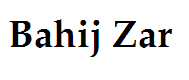 Bahij Zar