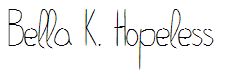 Bella K. Hopeless