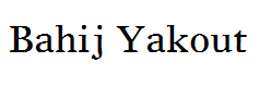 Bahij Yakout