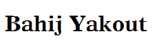 Bahij Yakout