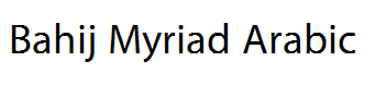 Bahij Myriad Arabic