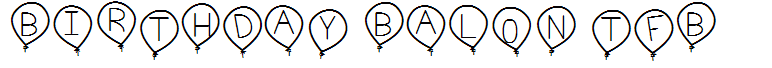 birthday balon tfb
