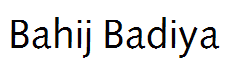 Bahij Badiya