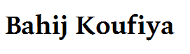 Bahij Koufiya