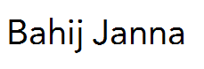 Bahij Janna