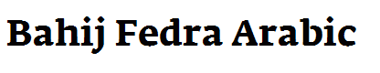 Bahij Fedra Arabic