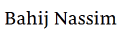 Bahij Nassim