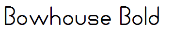 Bowhouse Bold
