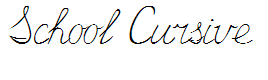 School Cursive