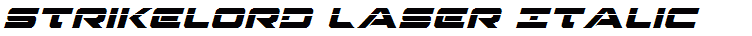 Strikelord Laser Italic