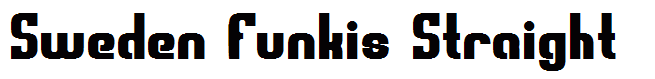 Sweden Funkis Straight