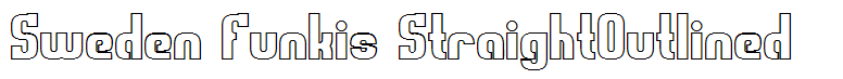 Sweden Funkis StraightOutlined