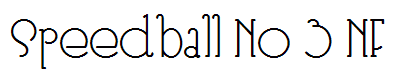 Speedball No 3 NF