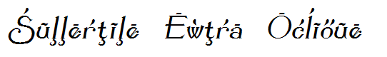 Summertime Extra Oblique