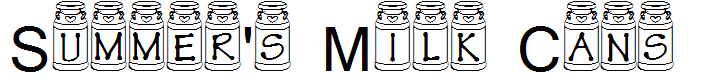 Summer's Milk Cans