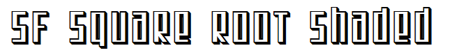 SF Square Root Shaded