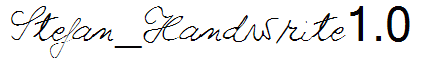 Stefan_Handwrite1.0