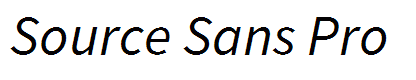 Source Sans Pro