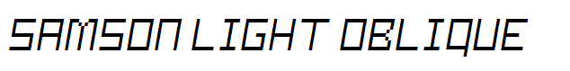 Samson Light Oblique