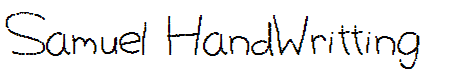 Samuel HandWritting