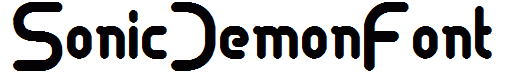 SonicDemonFont