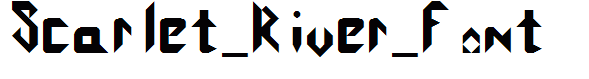 Scarlet_River_Font