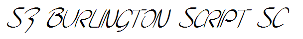 SF Burlington Script SC