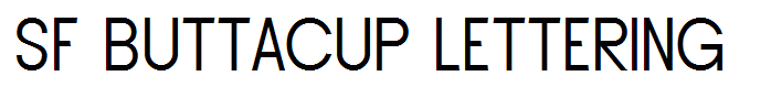 SF Buttacup Lettering