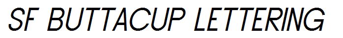 SF Buttacup Lettering