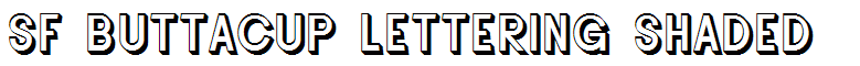 SF Buttacup Lettering Shaded