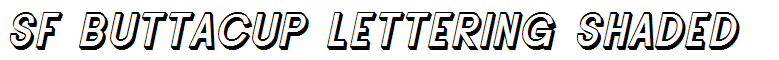 SF Buttacup Lettering Shaded