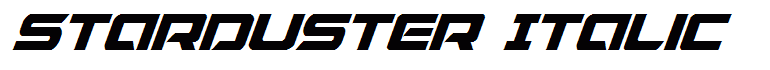 Starduster Italic