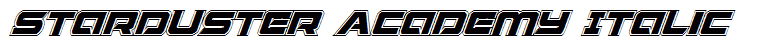 Starduster Academy Italic