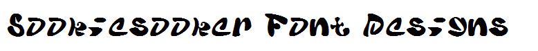 Sookiesooker Font Designs