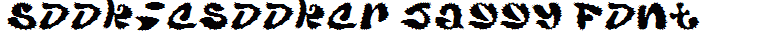 Sookiesooker Jaggy Font