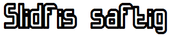 Slidfis saftig