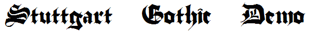 Stuttgart Gothic Demo