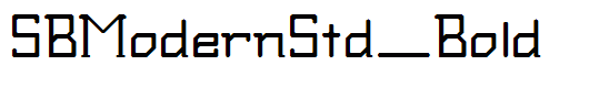 SBModernStd_Bold