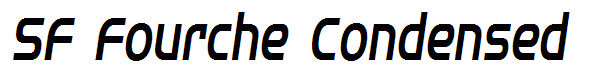 SF Fourche Condensed