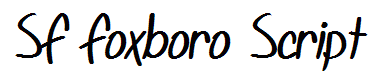 SF Foxboro Script