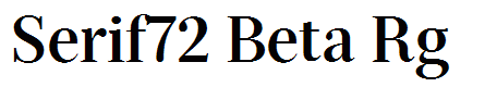 Serif72 Beta Rg