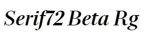Serif72 Beta Rg
