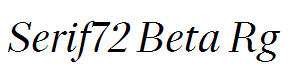 Serif72 Beta Rg