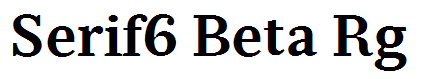 Serif6 Beta Rg