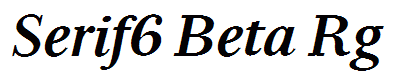Serif6 Beta Rg